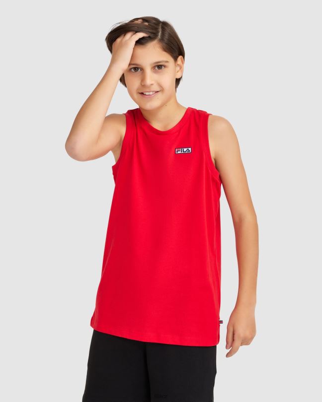 fila dětský parker tank červený 0668L3073 Červené FILA