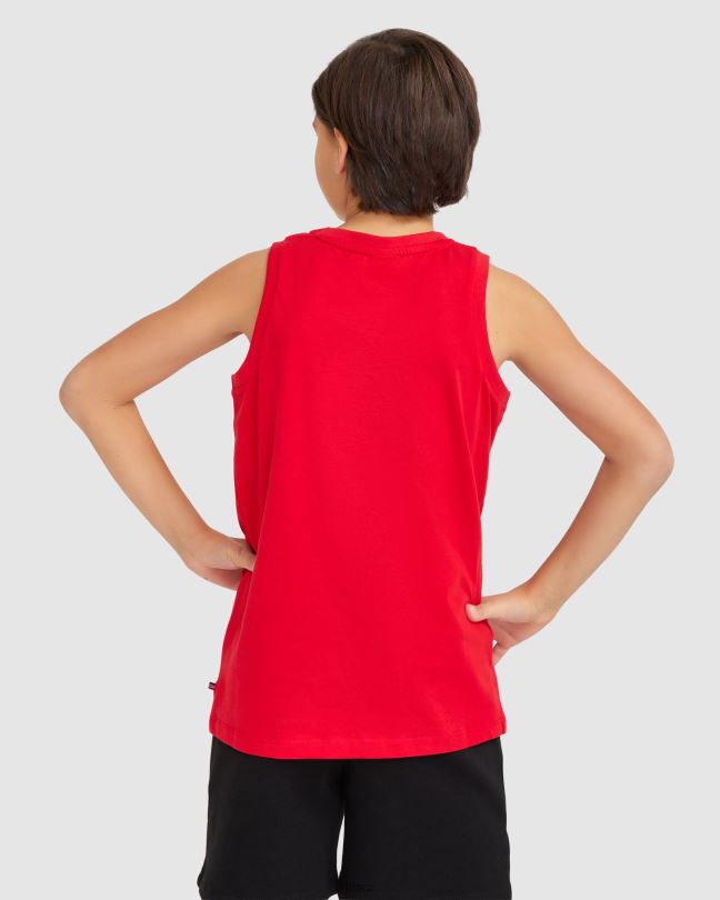 fila dětský parker tank červený 0668L3073 Červené FILA