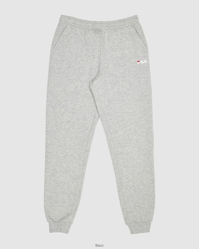 fila stříbrné marle klasické dětské kalhoty 0668L3118 stříbrný marle FILA
