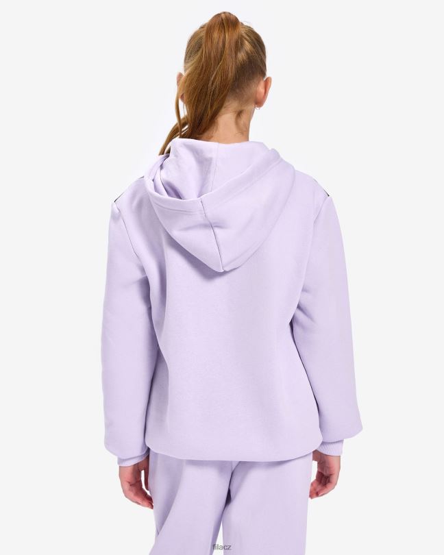 fila dětský odznak 2.0 kapuce pastelově lila 0668L3139 pastelová lila FILA