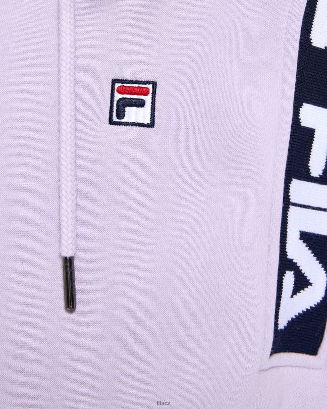 fila dětský odznak 2.0 kapuce pastelově lila 0668L3139 pastelová lila FILA