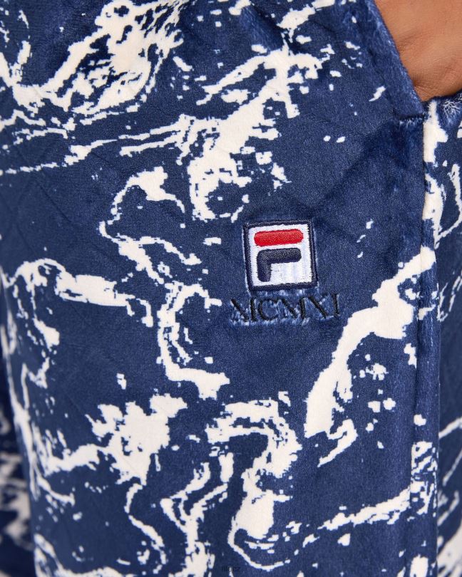 fila námořnické mramorové dětské kalhoty sloane 0668L3142 námořnický mramor FILA