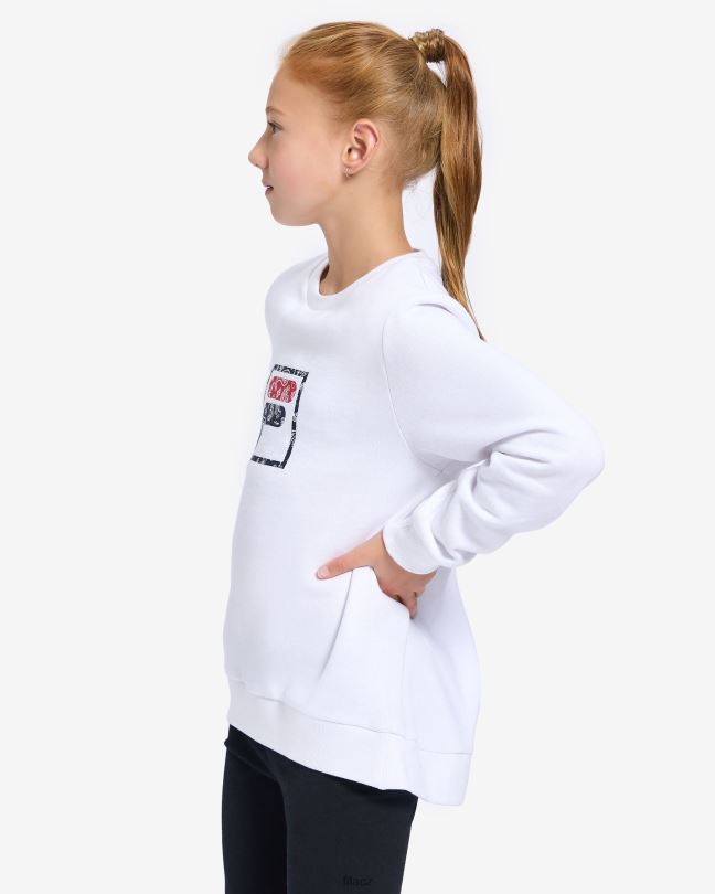 fila bílá natasha girls crew 0668L3154 bílý FILA