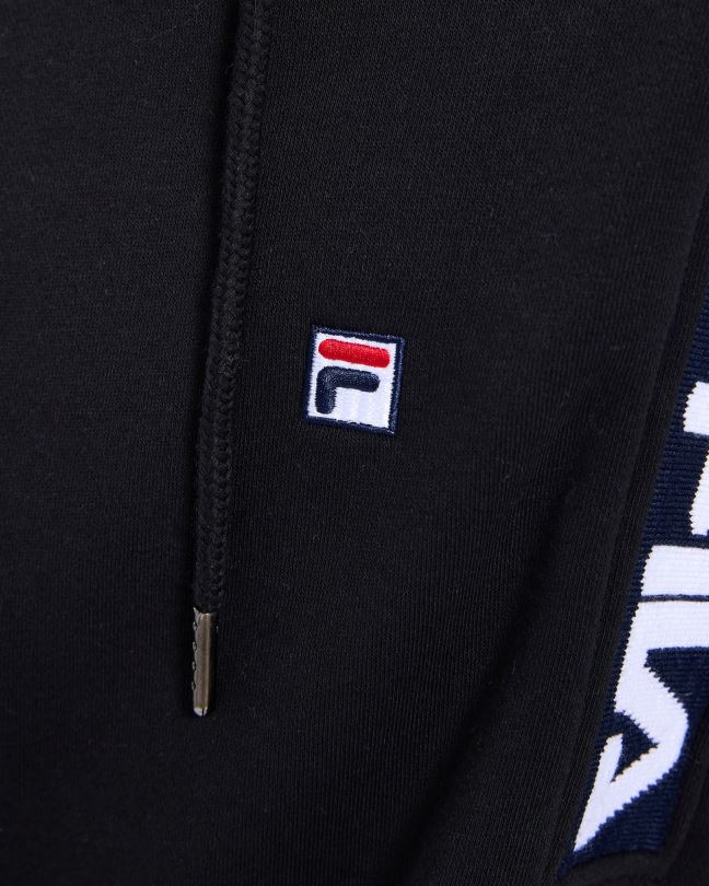 fila černý dětský odznak 2.0 kapuce 0668L3094 Černá FILA