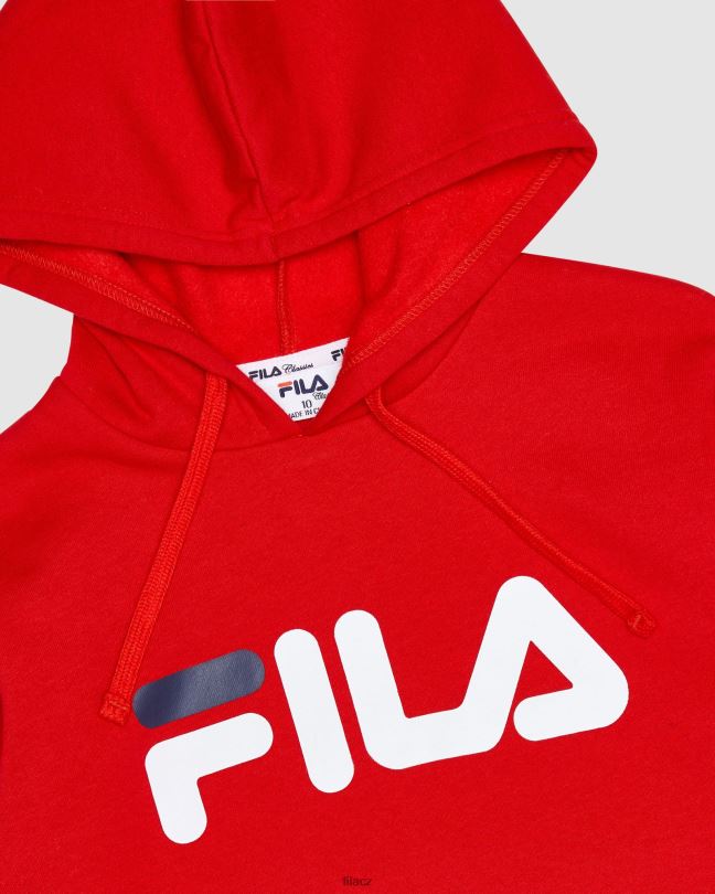 fila klasická dětská kapuce červená 0668L3109 Červené FILA