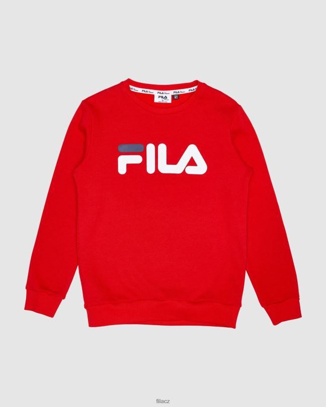fila klasická dětská posádka červená 0668L3115 Červené FILA
