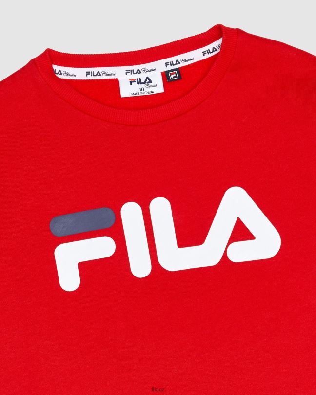 fila klasická dětská posádka červená 0668L3115 Červené FILA