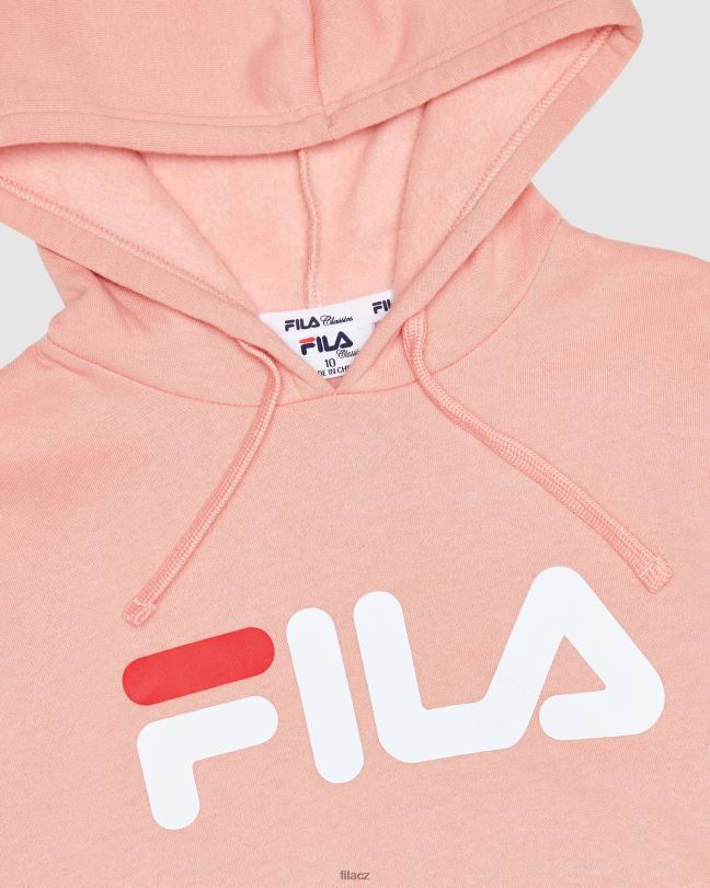 klasická dětská kapuce fila mellow rose 0668L3122 jemná růže FILA