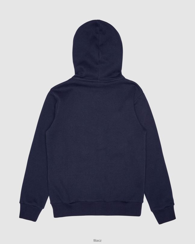nová klasická dětská mikina na zip s kapucí navy fila 0668L3093 nové námořnictvo FILA