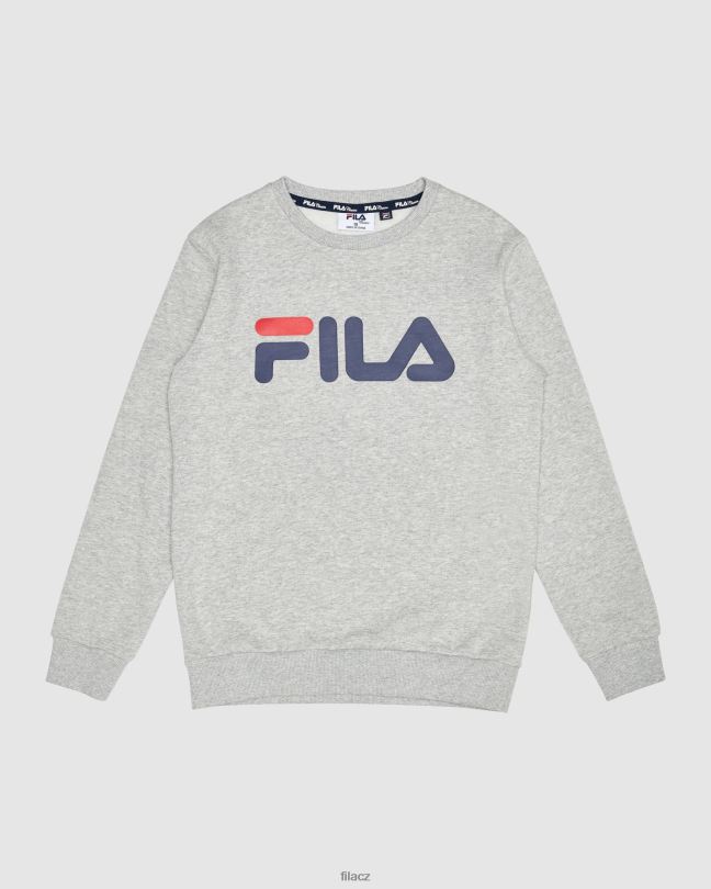 stříbrná marle fila klasická dětská posádka 0668L3129 stříbrný marle FILA