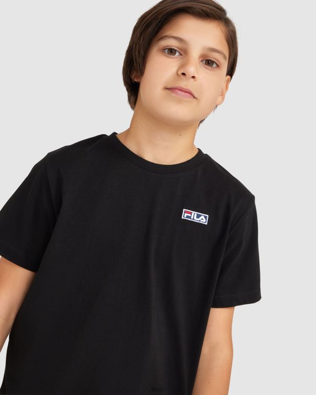 Dětské tričko fila parker černé 0668L3079 Černá FILA