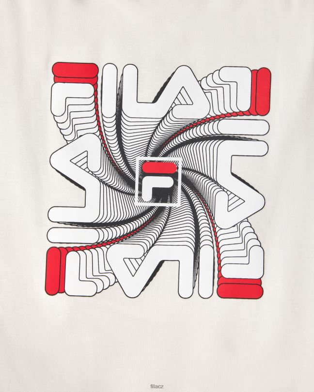 bílé chlapecké tričko ryan fila 0668L3078 bílý FILA