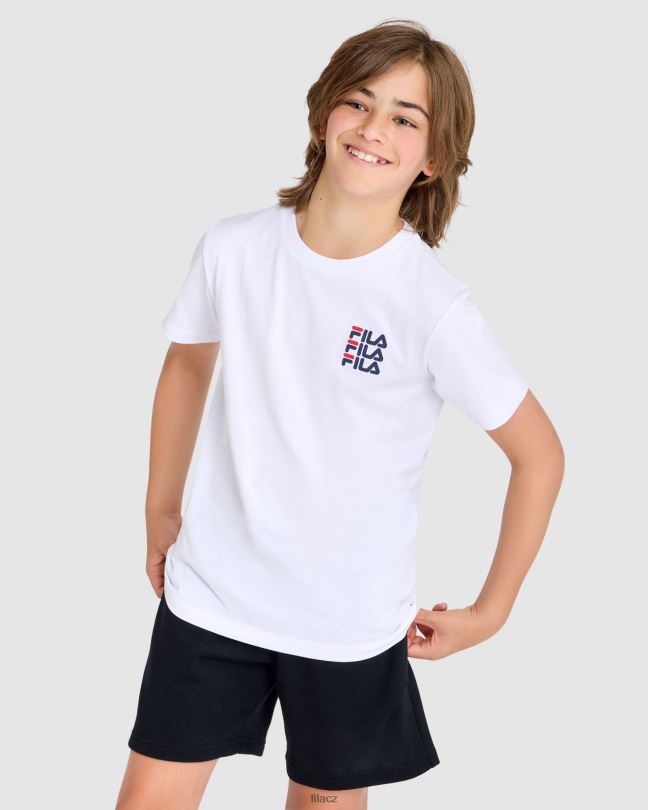 bílé dětské ripley tričko fila 0668L3048 bílý FILA