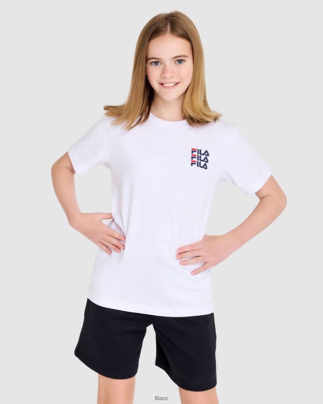 bílé dětské ripley tričko fila 0668L3048 bílý FILA