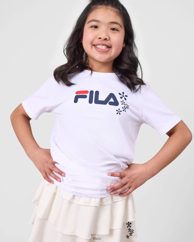 bílé tričko diya fila 0668L3162 bílý FILA