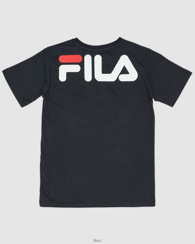 černé chlapecké tričko fila carson 0668L3160 Černá FILA