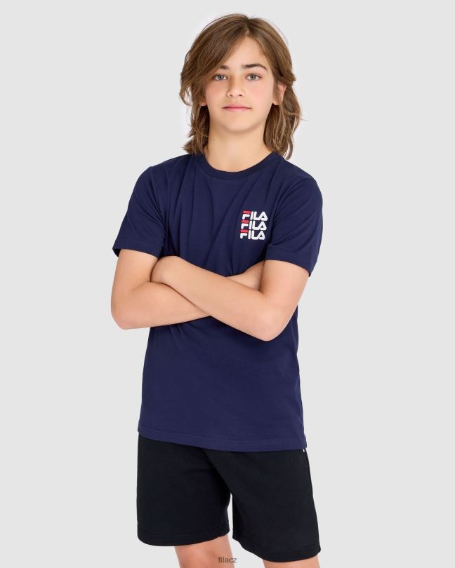 fila nové námořnické dětské ripley tričko 0668L3046 nové námořnictvo FILA