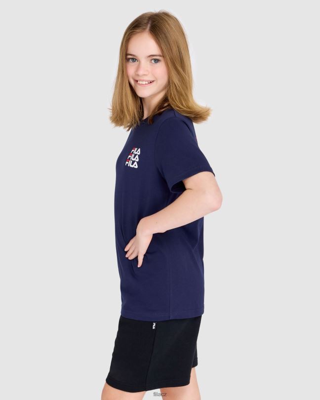 fila nové námořnické dětské ripley tričko 0668L3046 nové námořnictvo FILA