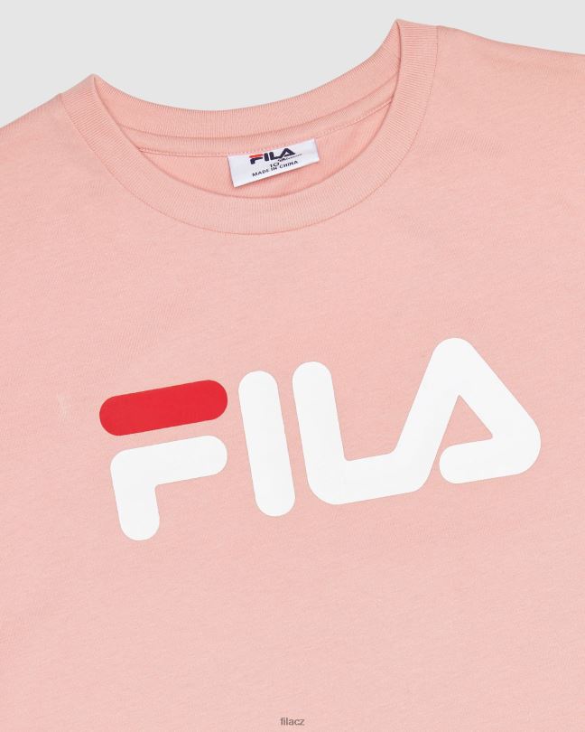 klasické dětské tričko fila mellow rose 0668L3100 jemná růže FILA