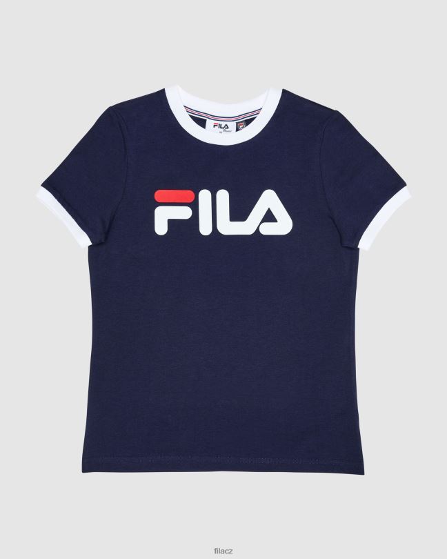 klasické dívčí ringer triko fila new navy 0668L3134 nové námořnictvo FILA