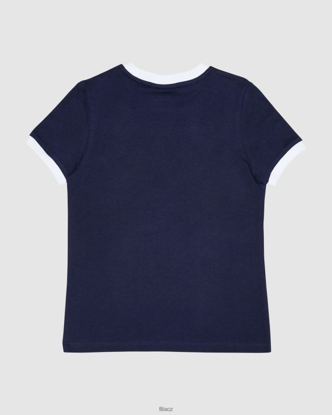 klasické dívčí ringer triko fila new navy 0668L3134 nové námořnictvo FILA