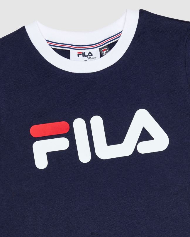 klasické dívčí ringer triko fila new navy 0668L3134 nové námořnictvo FILA