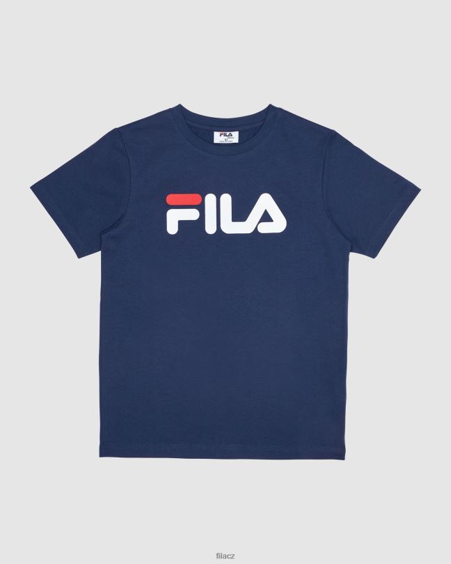 nové klasické dětské tričko navy fila 0668L3099 nové námořnictvo FILA