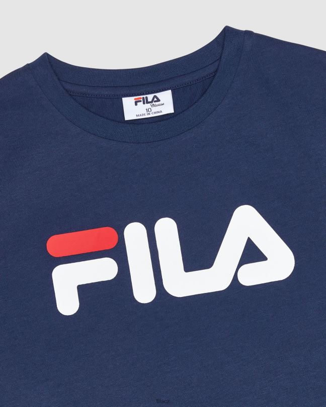 nové klasické dětské tričko navy fila 0668L3099 nové námořnictvo FILA