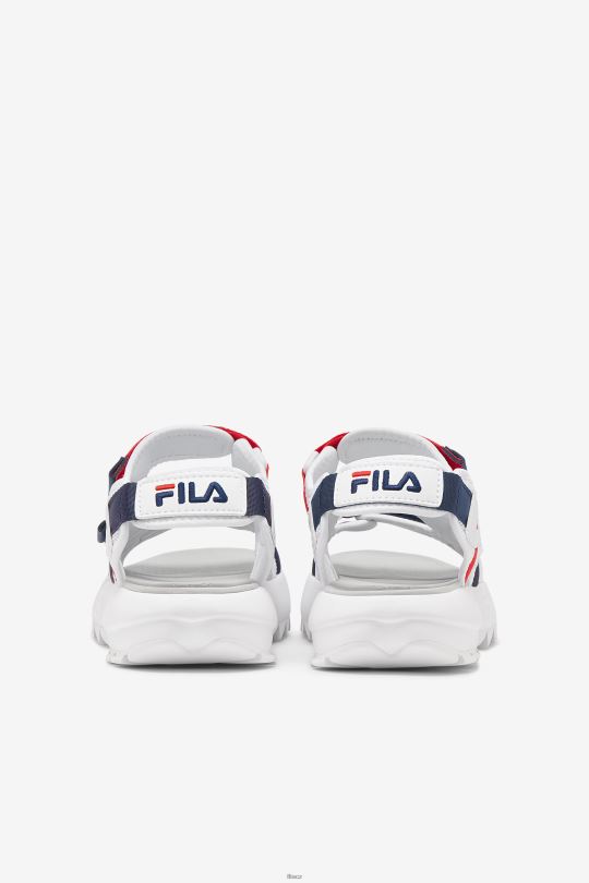 fila pánský disruptor sandál bílá/námořnická/červená 0668L187 bílá/námořnická/červená FILA