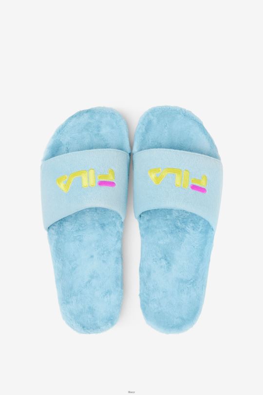 petit four/fialová/žlutá froté drifter slide fila 0668L204 petit four/fialová/žlutá FILA