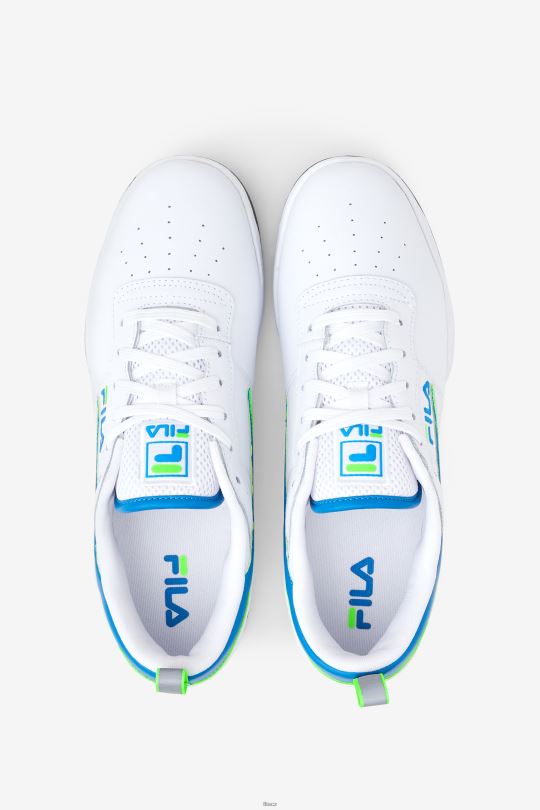bílá/zelená/černá pánská originální fitness fila 0668L12 bílá/zelená/černá FILA