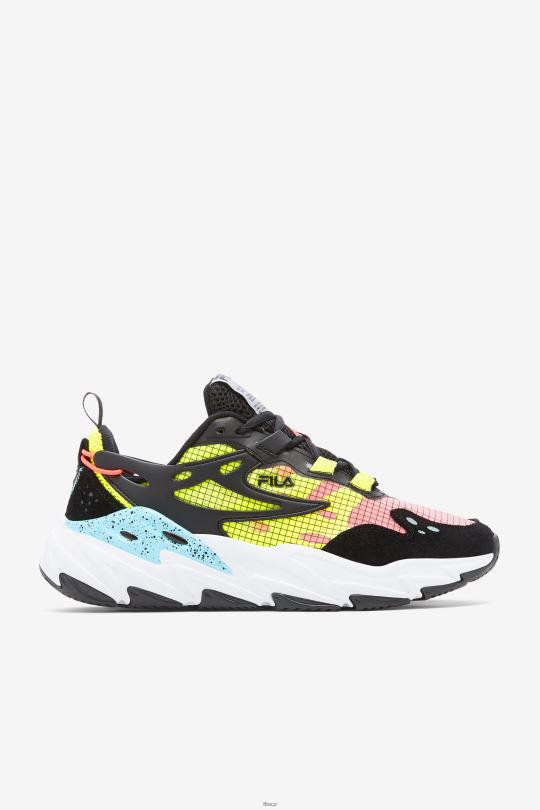 fila black/white/yellow pánský ray tracer evo 0668L70 černá/bílá/žlutá FILA