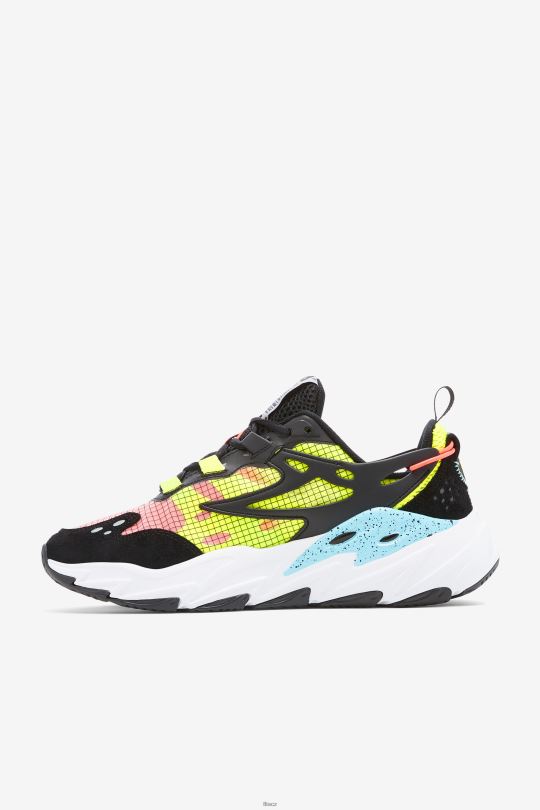 fila black/white/yellow pánský ray tracer evo 0668L70 černá/bílá/žlutá FILA