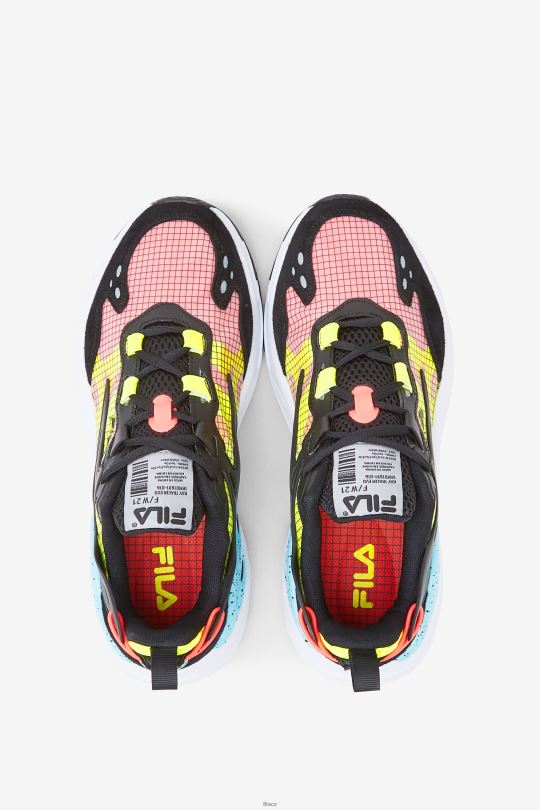 fila black/white/yellow pánský ray tracer evo 0668L70 černá/bílá/žlutá FILA