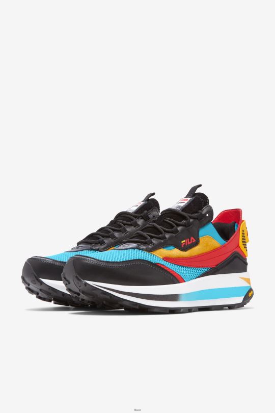 fila bluefish/gold/black pánské r1 runner x barneys 0668L40 modrá rybka/zlatá/černá FILA