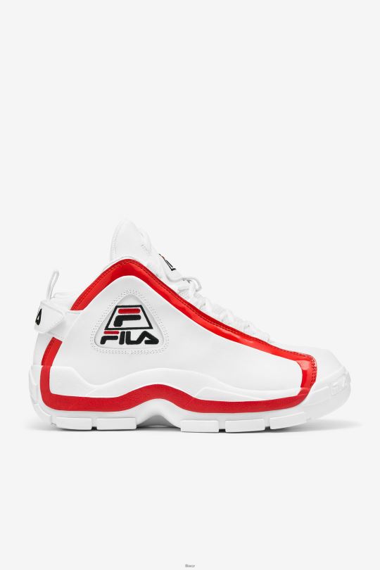 fila pánská grant hill 2 bílá/červená/černá 0668L121 bílá/červená/černá FILA