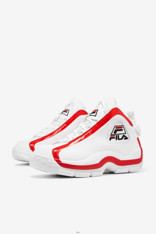 fila pánská grant hill 2 bílá/červená/černá 0668L121 bílá/červená/černá FILA