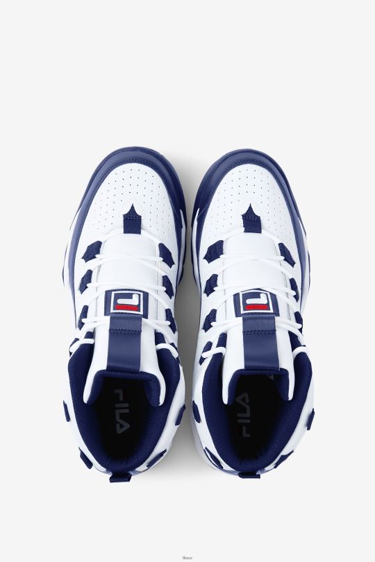 fila pánský grant kopec 1 bílá/námořnická/červená 0668L115 bílá/námořnická/červená FILA