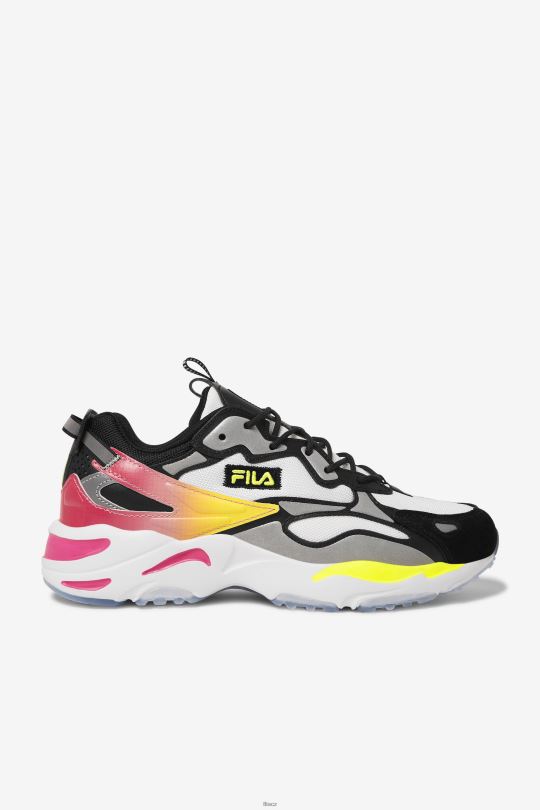 fila pánský ray tracer apex bílá/černá/žlutá 0668L169 bílá/černá/žlutá FILA