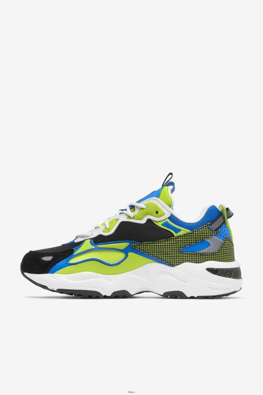 fila white/black/lime punch pánské ray tracer apex 0668L16 bílá/černá/limetková punč FILA