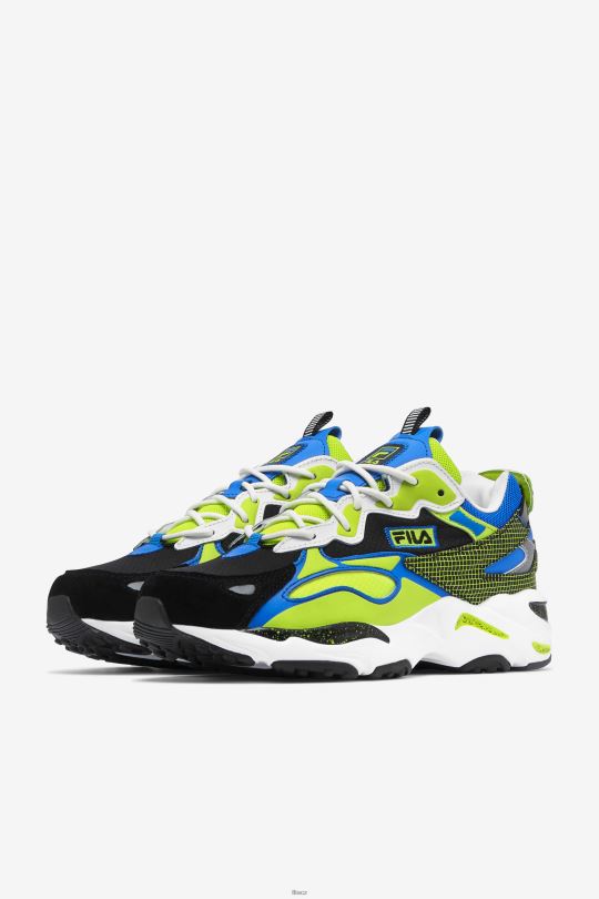 fila white/black/lime punch pánské ray tracer apex 0668L16 bílá/černá/limetková punč FILA