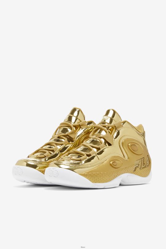 grant hill 3 metalická fila metalická zlatá 0668L86 kovové zlaté FILA