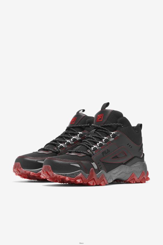 pánský dubmont tr mid black/red fila 0668L65 Černá červená FILA