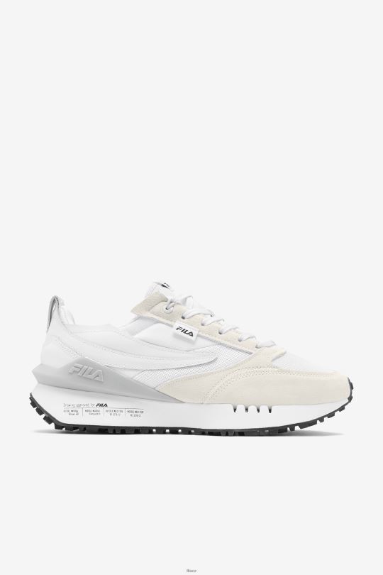 pánské renno n-generation patched fila white/glacier grey 0668L44 bílá/ledovcově šedá FILA