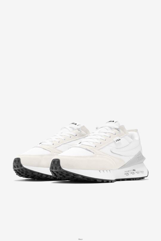 pánské renno n-generation patched fila white/glacier grey 0668L44 bílá/ledovcově šedá FILA
