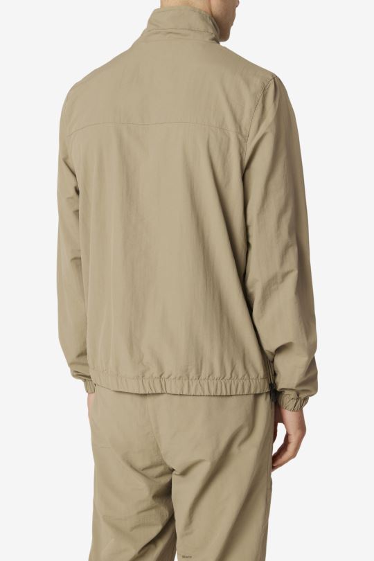 Fila covert zelená magnus 1/4 zipová tepláková bunda 0668L886 skrytá zelená FILA