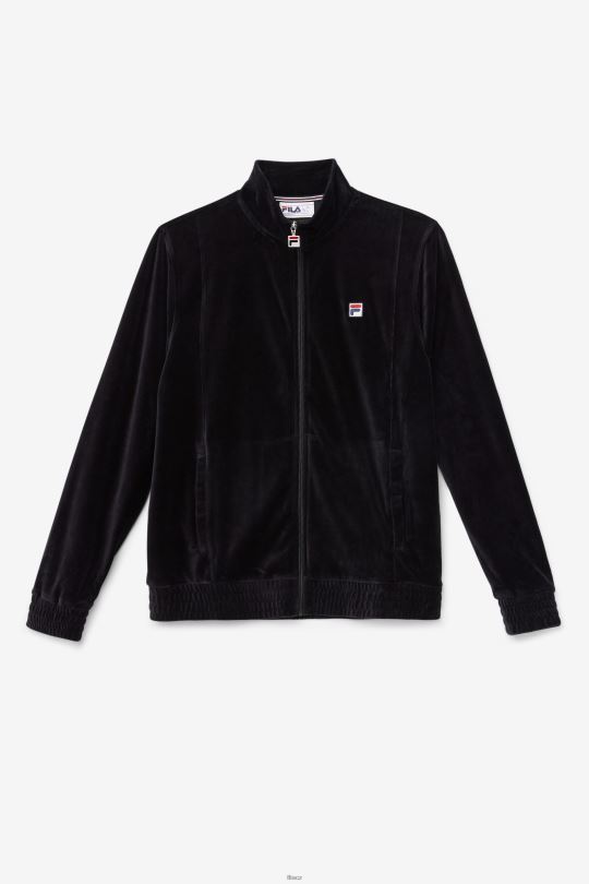 Fila černá o-fit velurová bunda 0668L826 Černá FILA