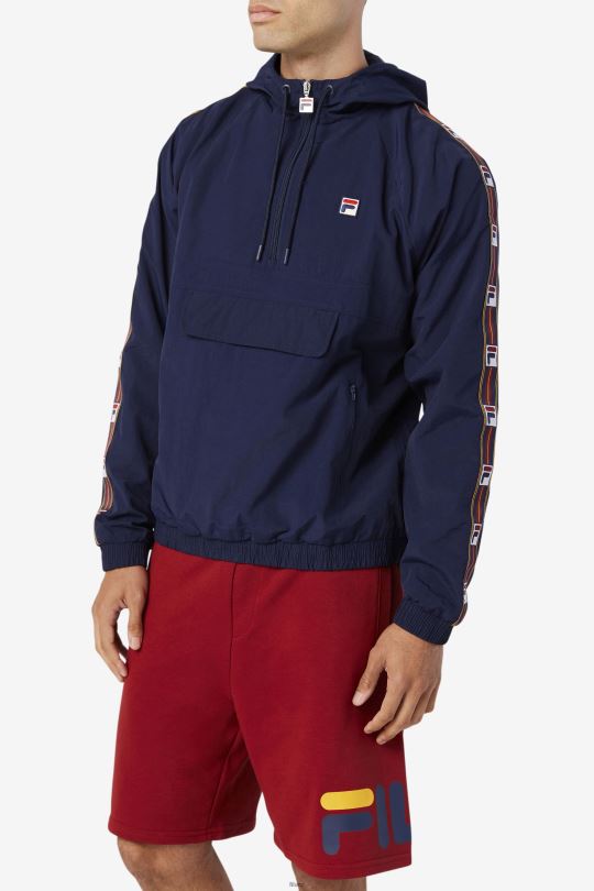 Fila peacoat cameron větrná bunda na 1/2 zip 0668L856 peacoat FILA