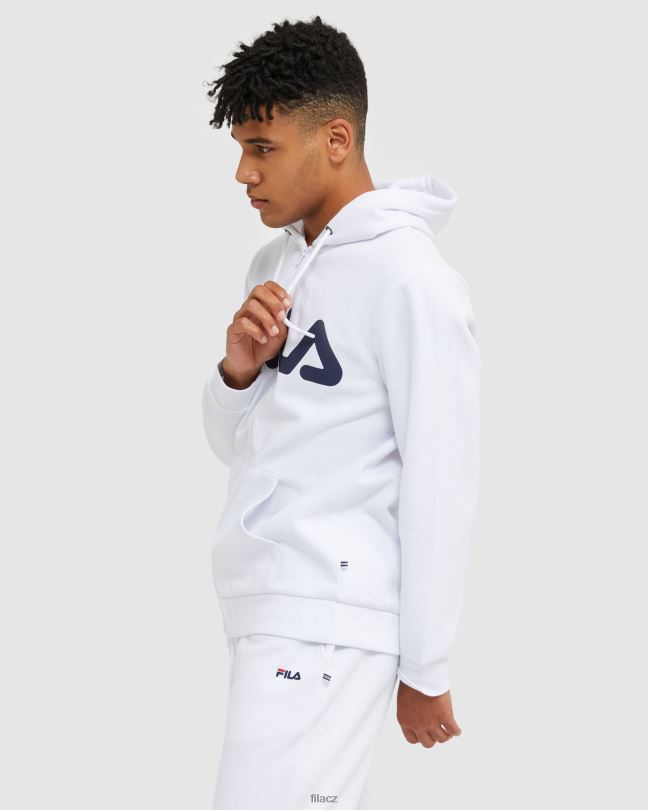 bílá fila klasická unisex bunda na zip 0668L2499 bílý FILA