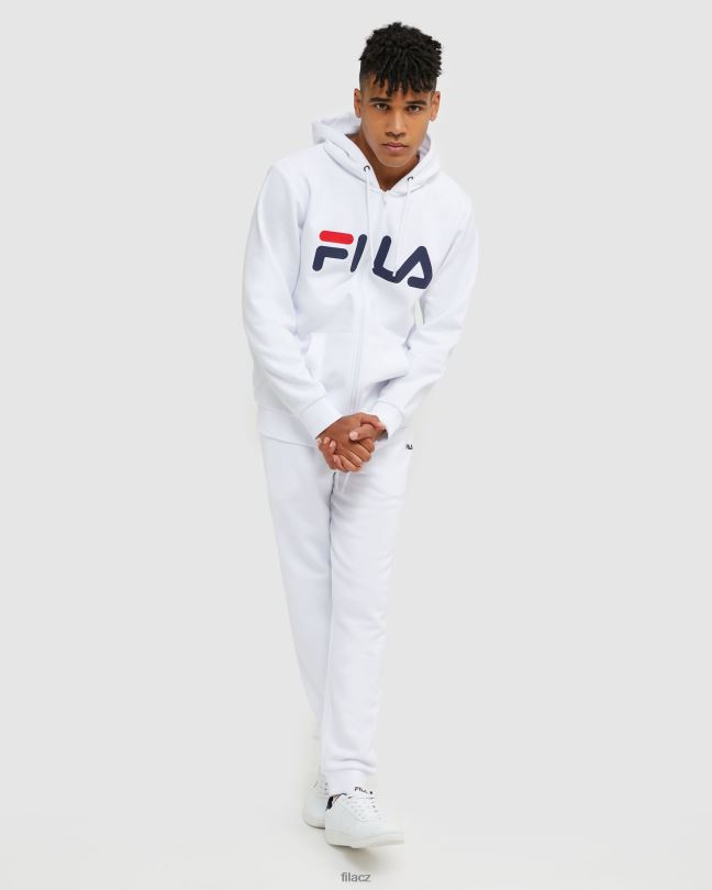 bílá fila klasická unisex bunda na zip 0668L2499 bílý FILA